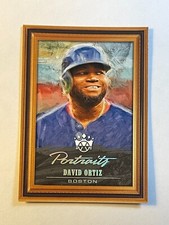 David Ortiz 2018 Panini Diamond Kings Portraits Insert #P2 Boston Red Sox