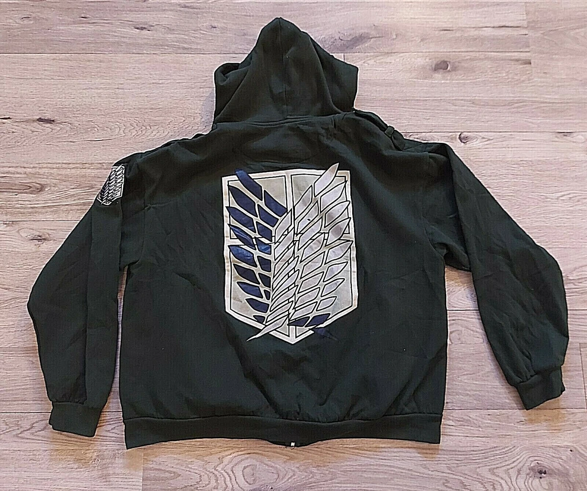 Attack on Titan Hoodie Sweatshirt Size XXXL Ripple Junction Anime