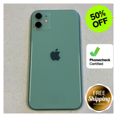 Apple iPhone 11 64GB/128GB Unlocked - Black/Green, Free Shipping & Returns