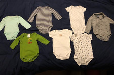 Infant Lot One Piece Bodysuit 7 pieces 