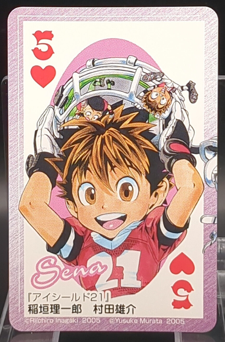 Sena Kobayakawa EYESHIELD 21 Trump Mini playing cards Weekly Jump