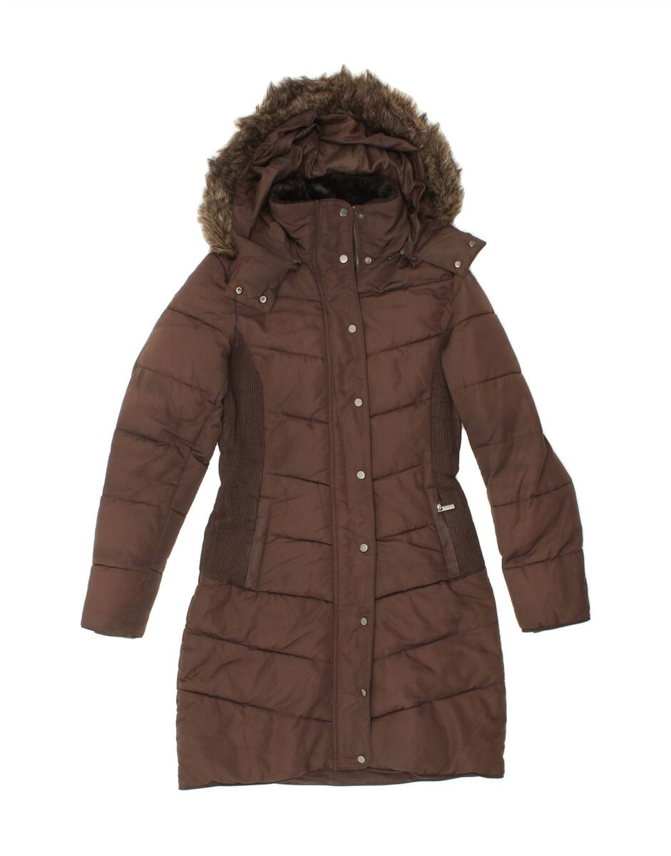HOBBS Womens Hooded Padded Coat UK 8 Small Brown BD03 | eBay HOBBS Womens Hooded Padded Coat UK 8 Small Brown BD03 | eBay