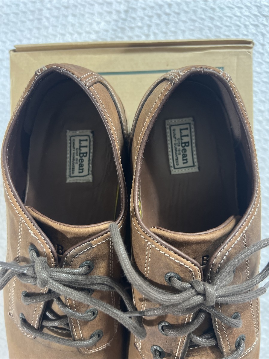 L.L. Bean RB42 04 Men\'s Walnut Brown Leather Lace Up Oxford Shoes Size US 13 Brown Oxford Shoes | LLBean main image 2