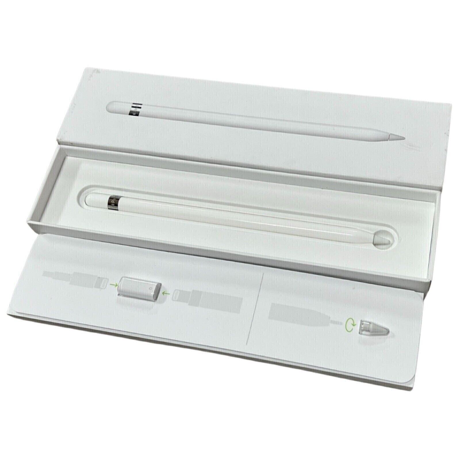 Apple Pencil 1st Gen Stylus | Genuine White | Compatible with iPad (MK0C2AM/A)