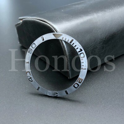 BEZEL INSERT FITS FOR ROLEX 40MM YACHTMASTER 16622 16623 116622 116623 STEEL SIL