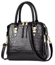 Ladies Crossbody Shoulder Handbag Faux Leather Designer Work Bag Purse for Women