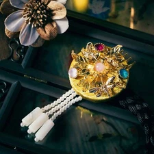 Korean traditional ethnic headgear, precise cutting process