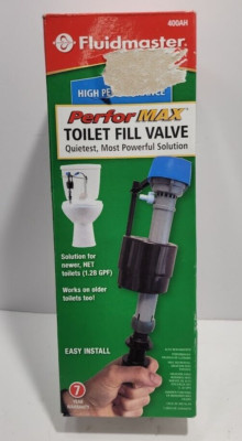 Fluidmaster 400AH Universal Perfor Max Toilet Fill Valve. New in box