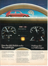 1981 Volkswagen Rabbit Vintage Magazine Ad  a 1982 VW Rabbit