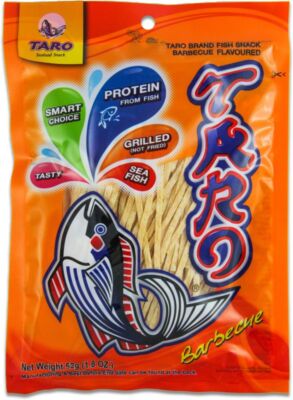 10er Pack - TARO Barbecue Fischsnack (10x 52g) | Seafood Snack BBQ-Geschmack