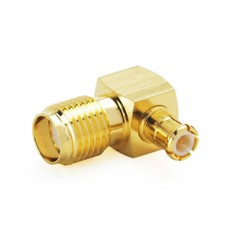 MCX male to SMA female 90 degree right angle L Shape Type RF Adapter Connector