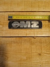 Classic MZ PETROL TANK Emblem, Badge    Metal - Motorcycle curved 