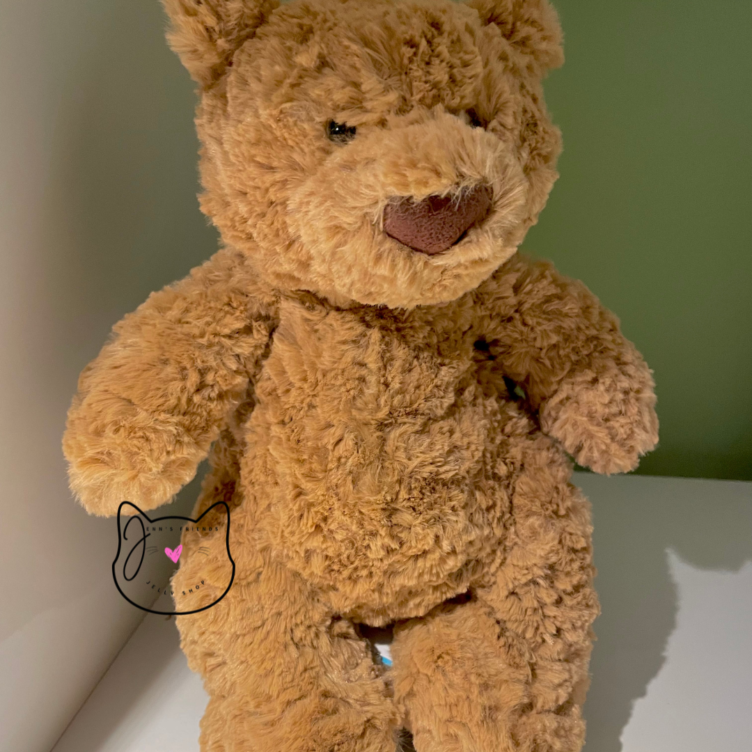 Jellycat Aubergine EGGPLANT BARTHOLOMEW BEAR New BNWT RETIRED