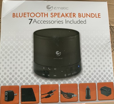ematic accessory kit with wireless speaker