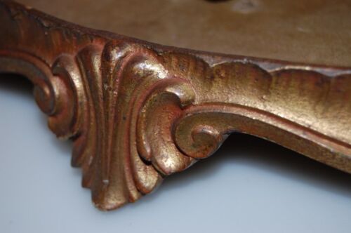 Original Base Culot Une Grandes Kamiuhr Cloche en Verre Bronze Doré DM 49cm