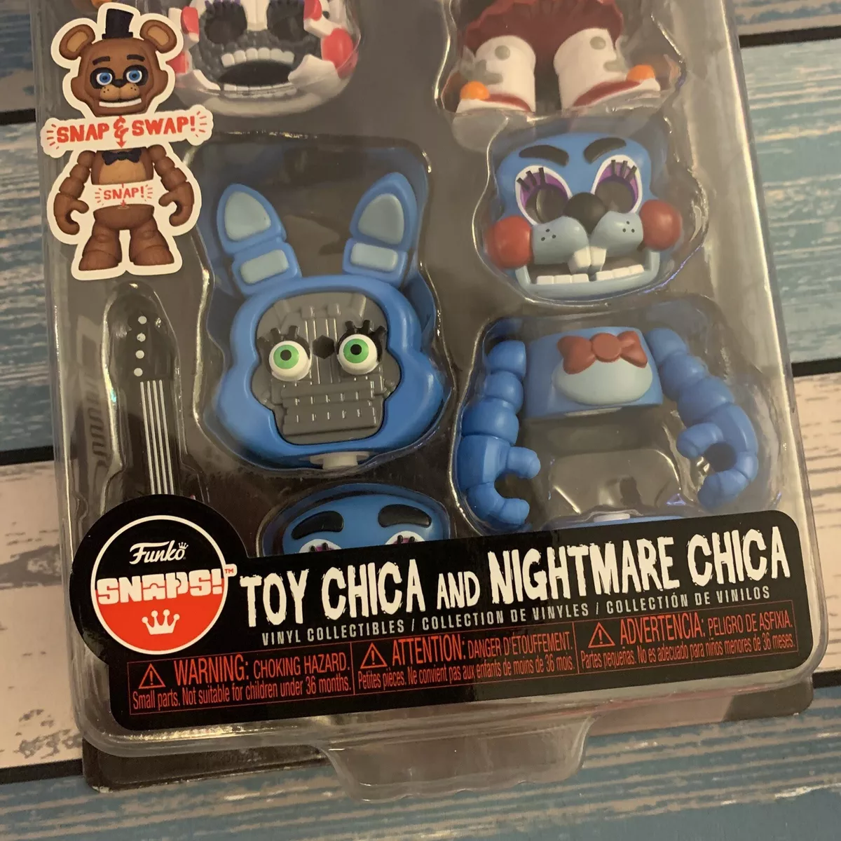 FNAF FUNKO SNAPS BONNIE, TOY BONNIE, AND BABY REVIEW! - Five