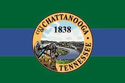 Fahne Flagge Chattanooga Tennessee 40 x 60 cm Bootsflagge Premiumqualität