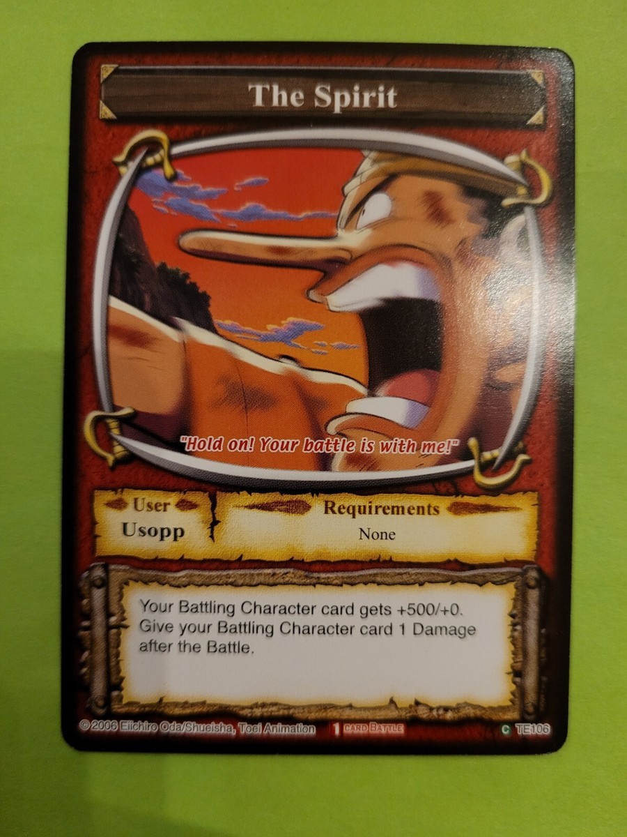 Usopp’n LP Usopp Strawhats Te106 One Piece Tcg Ccg Bandai 2006 English