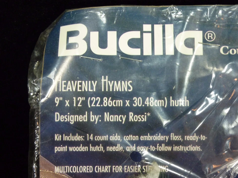 NIP BUCILLA Christmas Counted Cross Stitch Kit Nancy Rossi 83393 Heavenly Hymns - Image 2 of 4