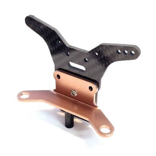 Custom Aluminum Parts Shock/bumper/Chassis Kit Für Tamiya DT-02 Chassis - Bild 3 von 23