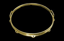 DFP Die Cast Drum Hoops - Brass 14'' 10 Lug Snare Resonant