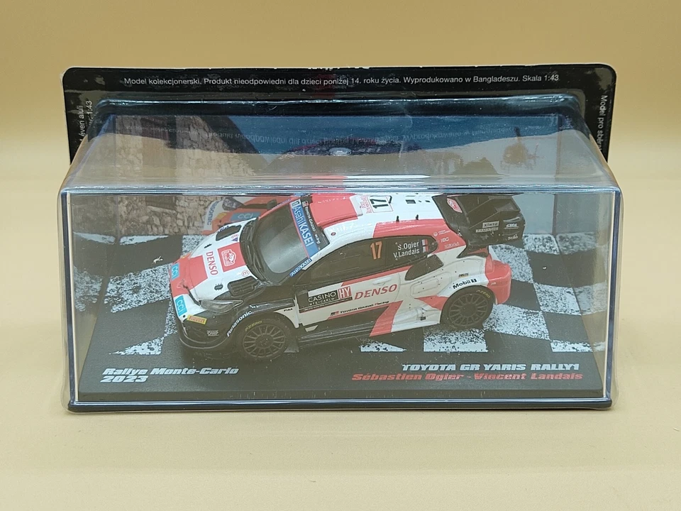 1/43 Toyota Yaris GR Rally1 #17 Rallye Monte Carlo 2023 Ogier IXO Altaya - Photo 1/1