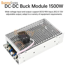 DC-DC Buck Module 1500W Adjustable Power Supply Module 15-90V to 2.5-72V 1.5-50A
