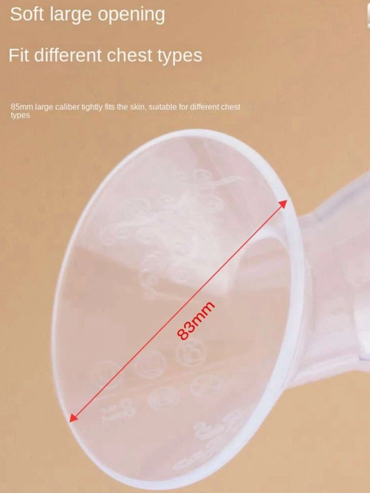 Silicone Baby Breastfeeding Manual Breast Milk Pump Collector Feeding Suction - Image 3 of 4