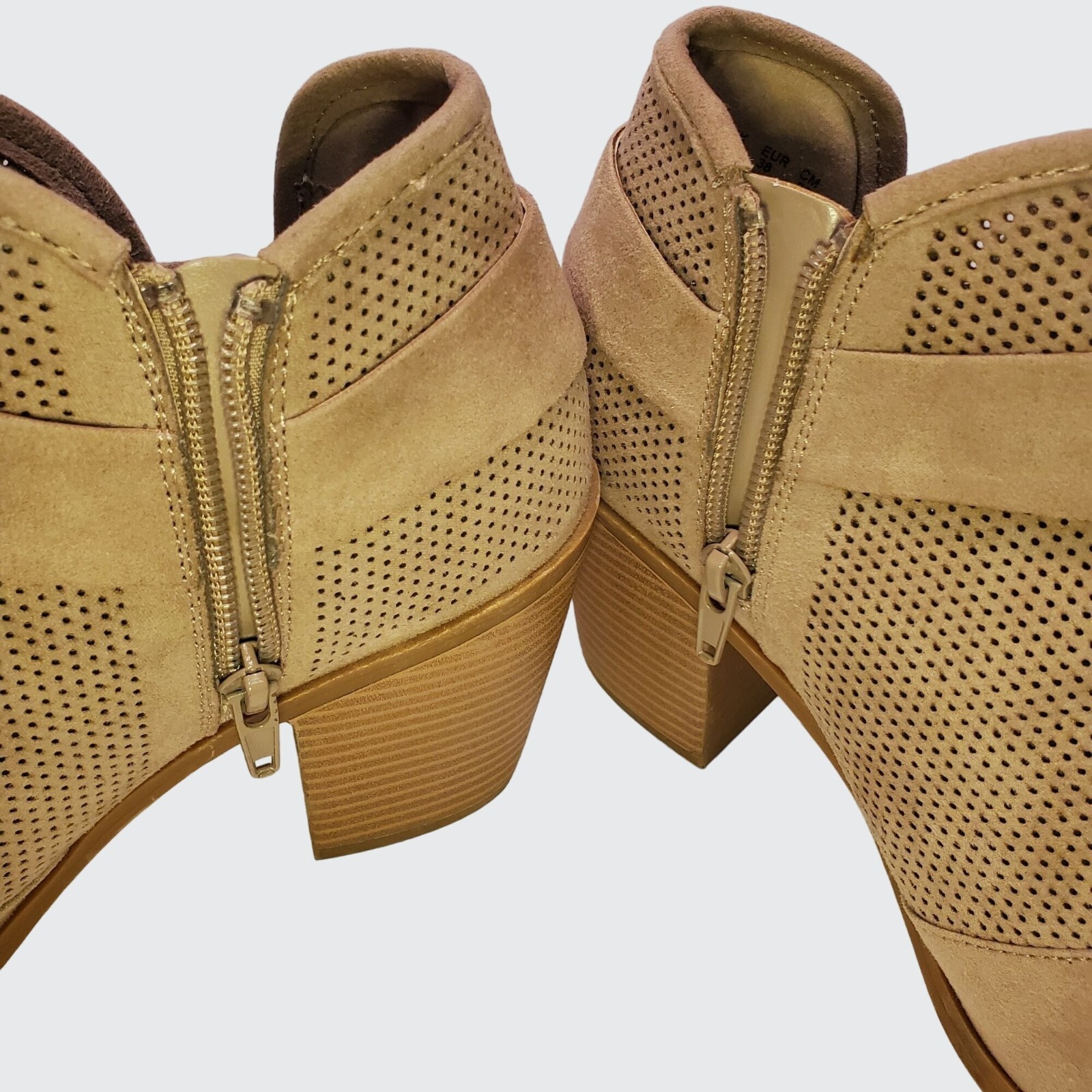 Fergalicious Augustine Open Toe Ankle Booties Sid… - image 8