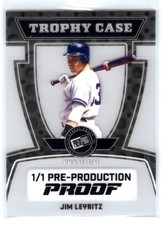 2024 Leaf Metal Press Pass Baseball Proof #1/1 Jim Leyritz