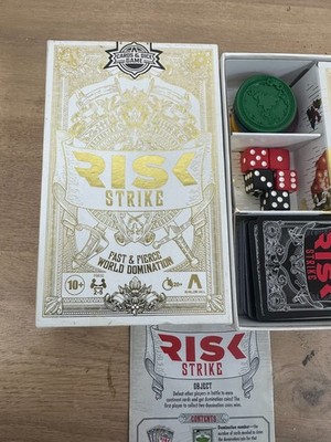 Risk Strike Karten- & Würfelspiel einfaches strategisches Familienfestspiel
