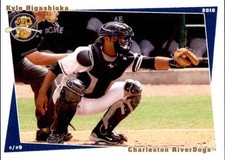 2010 Charleston RiverDogs Grandstand #4 Kyle Higashioka Huntington Beach CA Card