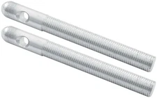 ALLSTAR PERFORMANCE Aluminum Hood Pins 3/8in Silver 2pk ALL18487