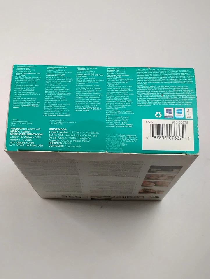 Logitech C525 HD 720P Webcam New Sealed - Image 4 of 4