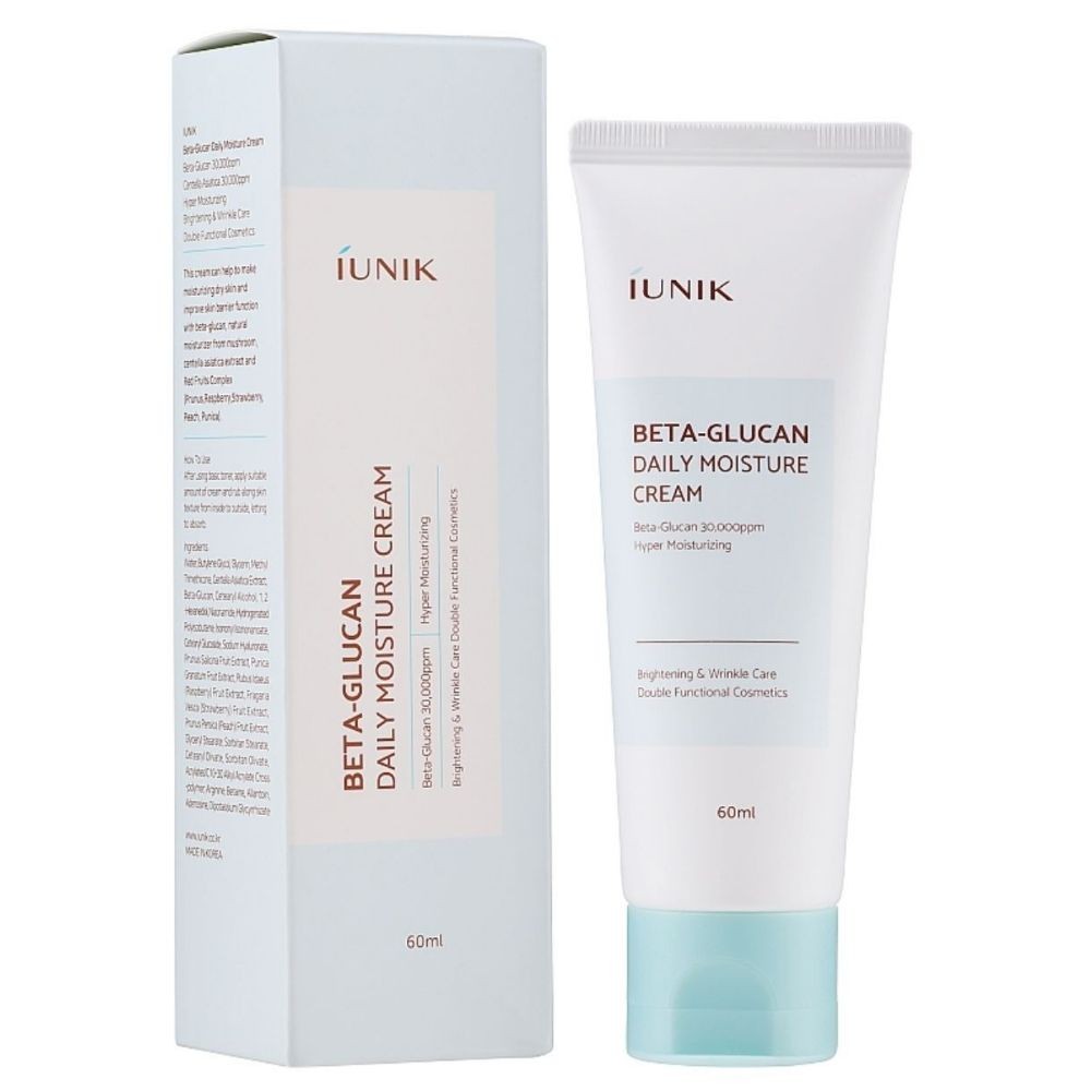Joom Iunik Unisex Beta Glucan Daily Moisture Cream Hydrating Nourishing 60Ml Facial Moisturizer Face Cream - Bild 2