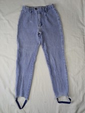 Vintage Women's High Rise Stirrup Jeans Size 6 Light Wash USA Made No Brand