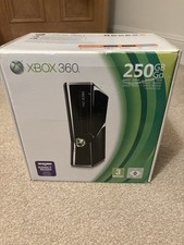 Microsoft Xbox 360 E Black Console with Controller, Power Cable, and Game