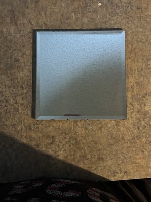 8x8 Beveled Glass Mirror Tile Candle Plate Display Tray Decor