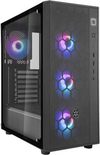 FARA R1 PRO, Tempered Glass, Mid Tower ATX Chassis with ARGB, SST-FAR1B-PRO