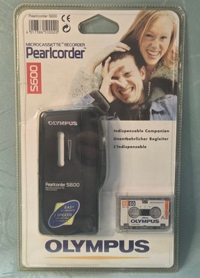 Olympus Pearlcorder S600 Diktiergerät inkl. Microcassette Neu in OVP Handgerät
