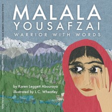 Malala Yousafzai: Warrior With Words - paperback Abouraya, Karen Leggett|Whe...