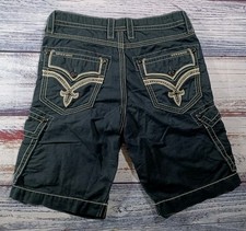 ROCK REVIVAL SZ 34W×11L EMBROIDERED BUTTON P...