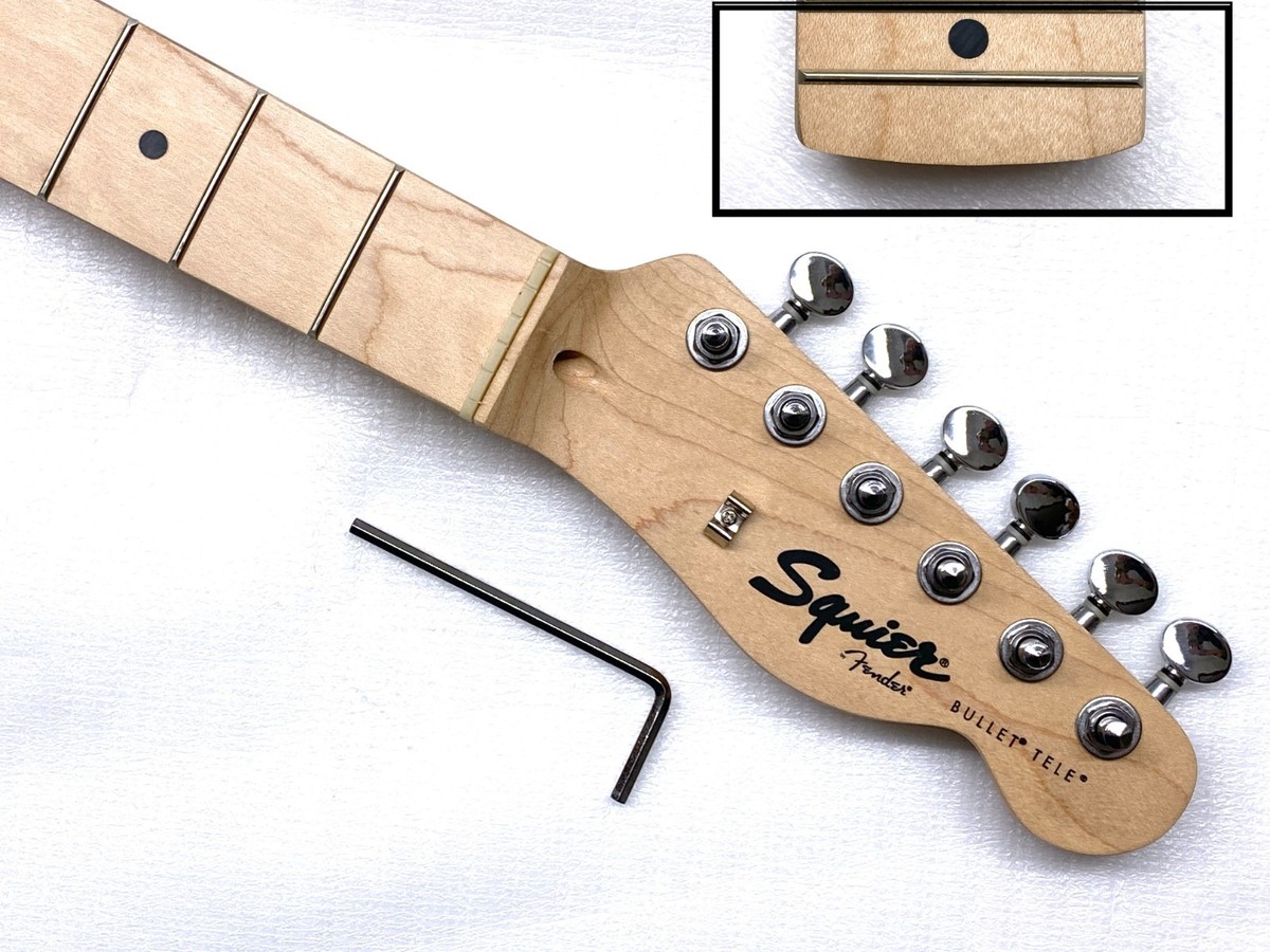 Genuine Fender Squier TELE NECK w/STRAT HEEL Maple Electric Guitar