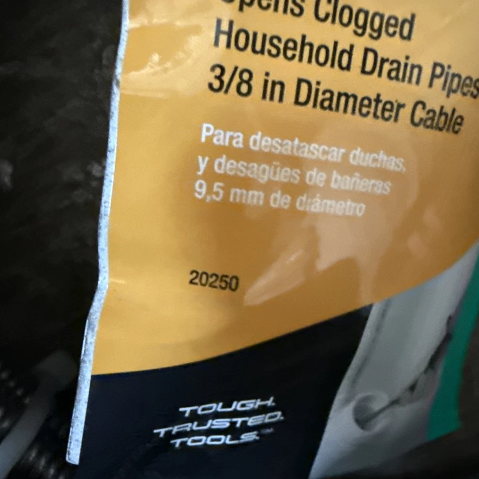 Cobra Products 20250 Drain Auger, 3/8-Inch-by-25-Foot - Image 4 of 4