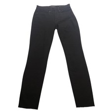 Lucky Brand High Rise Skinny Ankle Jeans Black Denim Women's 2/26 Five pocket