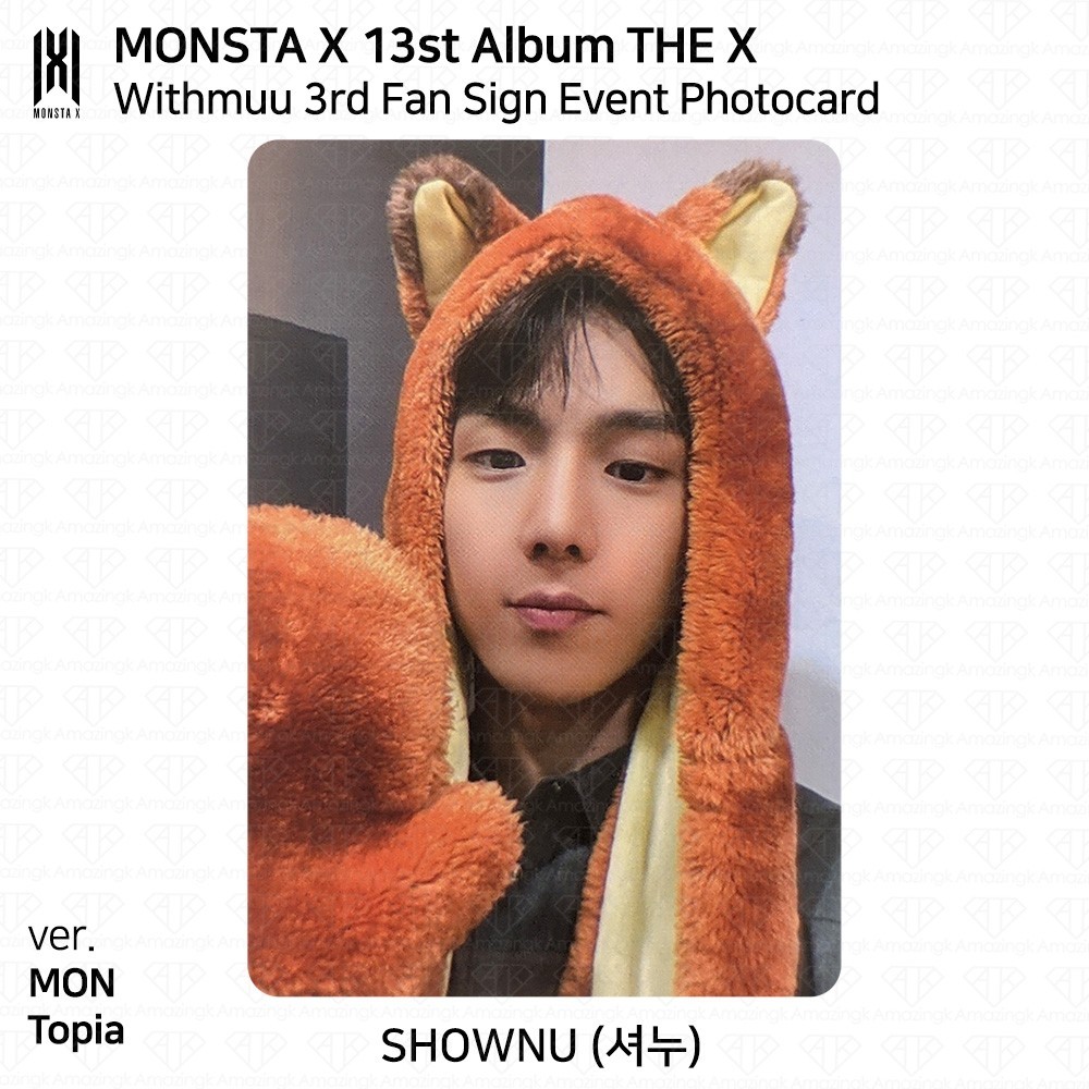 MONSTA X The 13th Mini Album THE X Withmuu 3rd Fan Sign Event