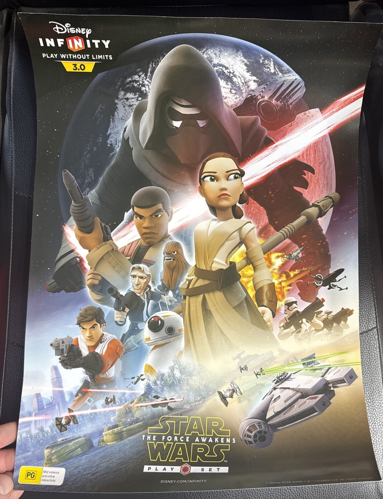 Official Star Wars Disney Infinity 3.0 Retail Promo Poster (