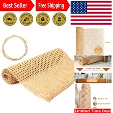 DIY-Friendly 14" Rattan Webbing Roll 3.3ft - Perfect for Furniture Upgrade