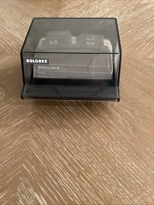 Vintage Rolodex S-300C Petite Card File Organizer USA Office Desk Address Phone