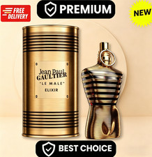 JEAN PAUL GAULTIER Le Male Elixir Eau De Parfum 125ml/4.2oz Spray New Box